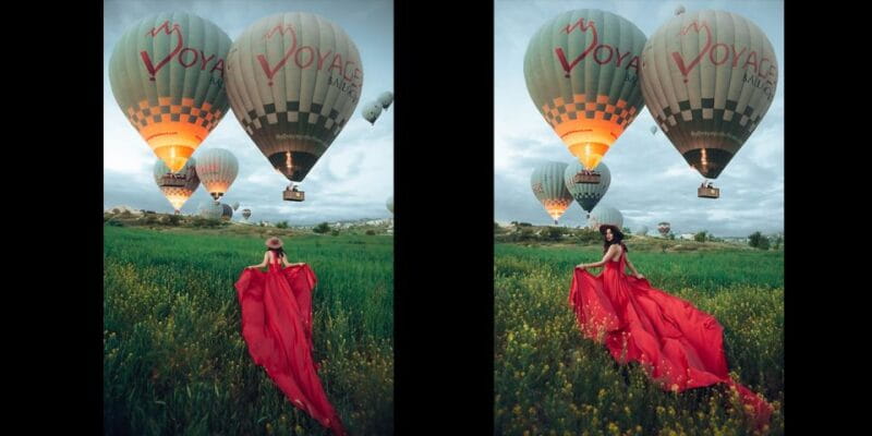 Cappadocia: PhotoShoot with Balloons. Flying Dress included. - Key points / Takeaways