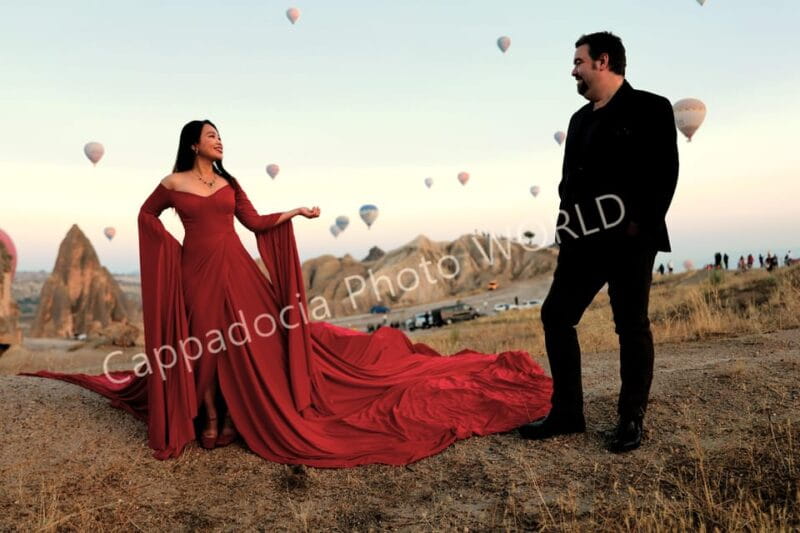 Cappadocia Photoshoot with Flying Dress - Starting the Journey: From Hotel to Fairy Chimneys