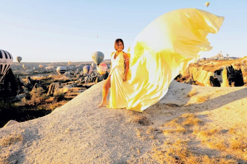Cappadocia Photoshoot with Flying Dress - End of the Day: Wrap-up and Photo Delivery