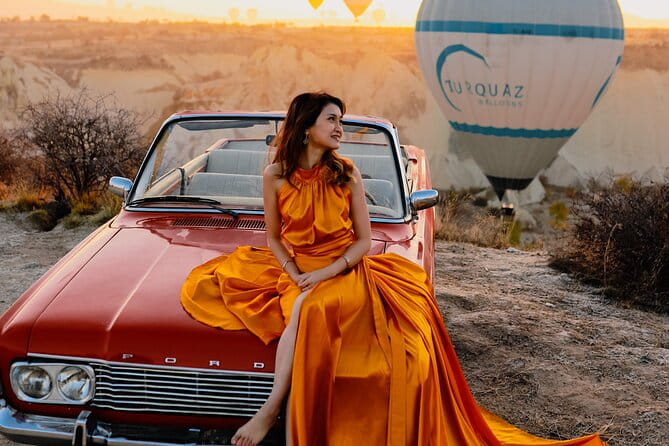 Cappadocia Private Photo Shoot with Flying Dress + Vintage Car - FAQ