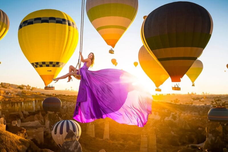 Cappadocia: Taking photo with Swing at hot air balloon view - The Experience in Depth: What to Expect from Start to Finish