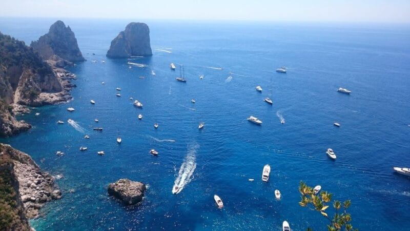 Capri and Anacapri Walking Tour from Sorrento - Capri Town: Walking Through Iconic Streets