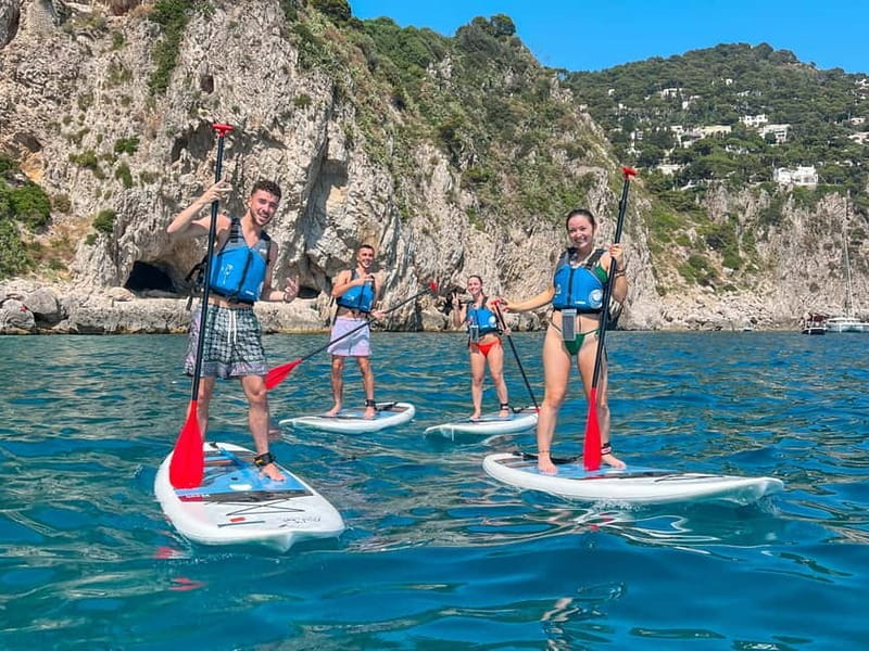Capri: Caves and Beaches Paddle Board Tour. Photos included - Exploring Capri’s Coast on a Paddleboard