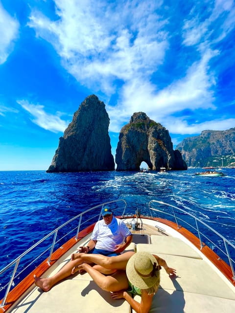 Capri Private Boat Tour from Positano or Praiano - Swimming and Relaxing on Capri’s Waters