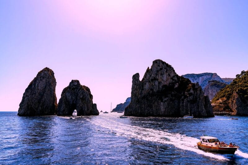 Capri: Private Guided Cruise & Island Highlights at Sunset - Entering the World of Capri’s Sunset Boat Tour