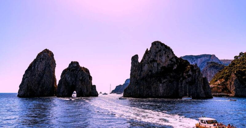 Capri: Private Guided Cruise & Island Highlights at Sunset - Swimming and Snorkeling: A Refreshing Break