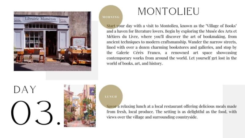 Carcassone: Exclusive 6 days all-inclusive premium program - Scenic Rides and Coastal Flavors