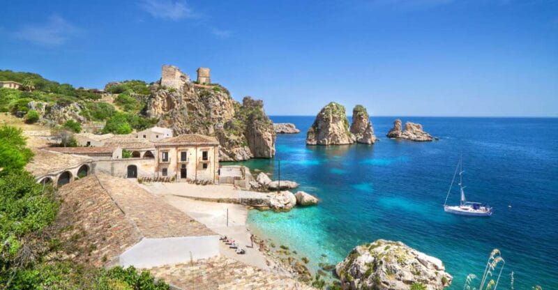 Castellammare: San Vito Lo Capo Boat Day Trip with Swimming - Key points / Takeaways