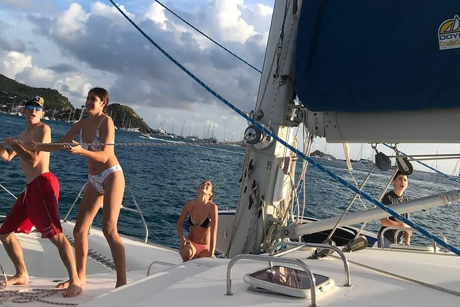Catamaran Day Sail / Snorkel / Cruise in St Maarten / St Martin - Returning to the Meeting Point