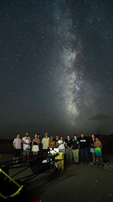 Cavalleria: Stargazing at the beach with Telescope - Key points / Takeaways