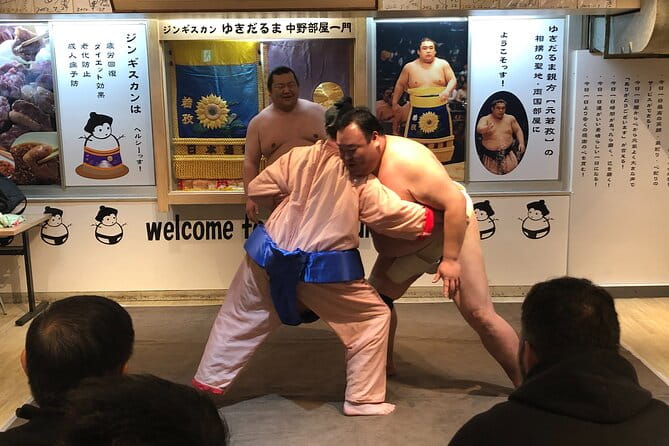 Challenge Sumo Wrestlers and Enjoy Meal in Tokyo - Sumo Demonstration and Participation