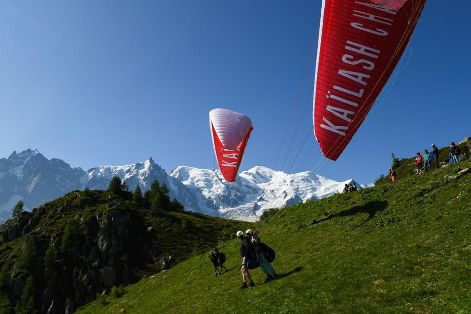 Chamonix: Tandem Paragliding Flight With Mont-Blanc Views - Breathtaking Views of Mont Blanc