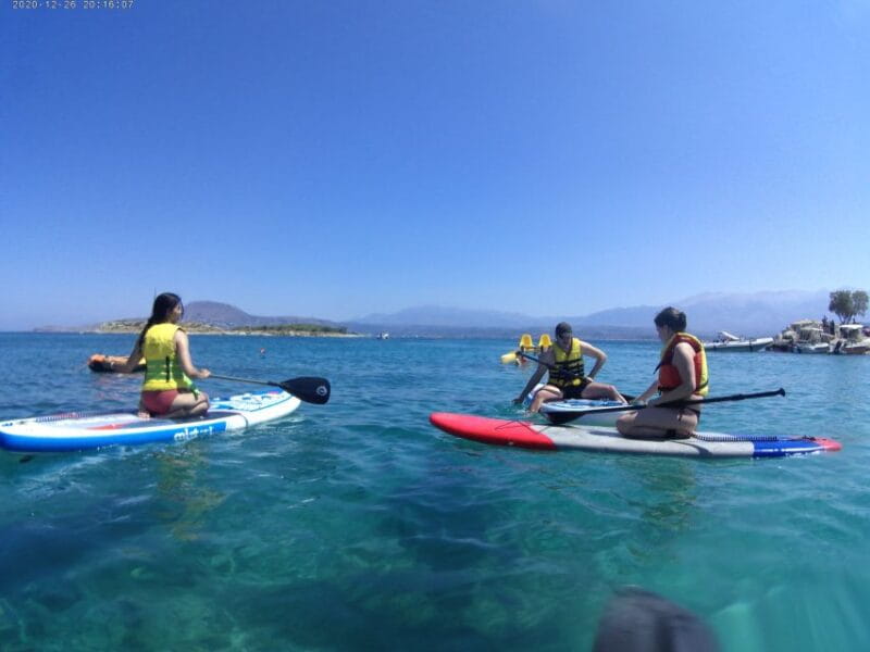 Chania: Boat Trip with Guided Snorkeling & Stand-Up Paddling - The Sum Up