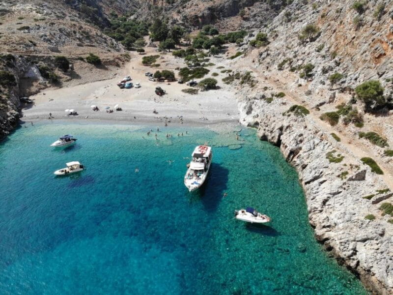 Chania: Menies Beach & Chironisia Bay Cruise with Snorkeling - The Journey to Chironisia Bay