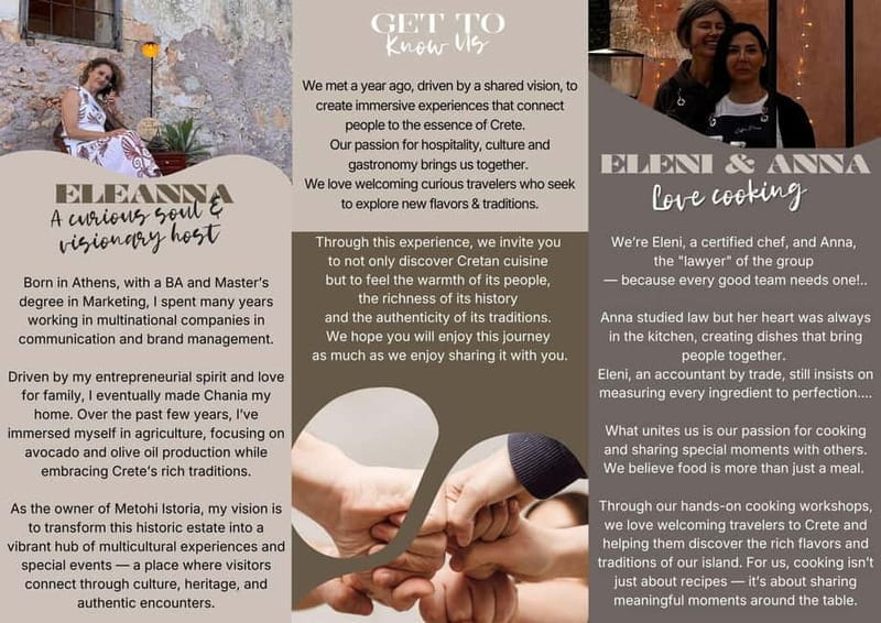 Chania: Olive Oil Tasting & Cooking Class at Metohi Istoria - Chania: Olive Oil Tasting & Cooking Class at Metohi Istoria — A Genuine Crete Experience