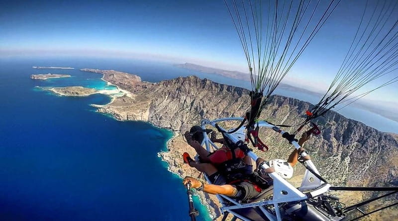 Chania: Paratriking Experience with a Professional Pilot - Getting the Most Out of Your Flight