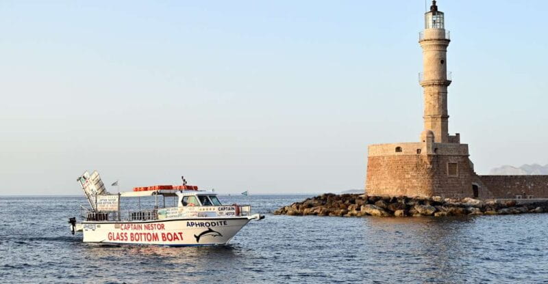 Chania Town: Glass-Bottom Boat Cruise to Thodorou & Lazareta - FAQ