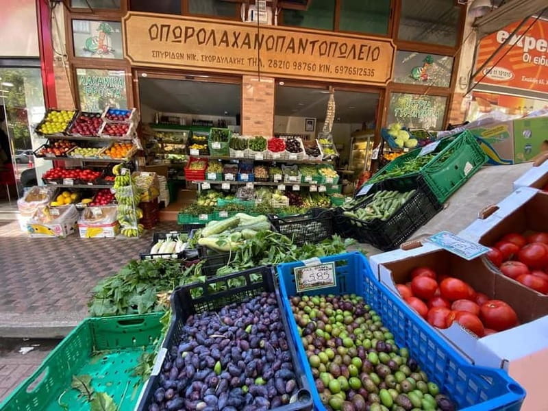 ChaniaFlavors: Food & Wine Walking Tour - Visiting a Traditional Greengrocer