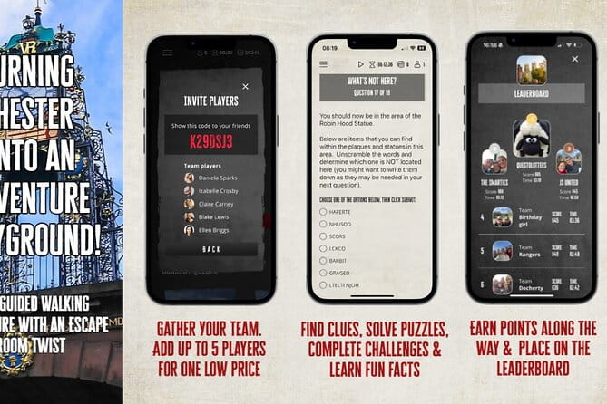 Chester Quest: Self Guided City Walk & Immersive Treasure Hunt - Key points / Takeaways