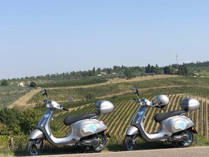 Chianti Hills: AppGuided eVespa Tour + Lunch in Greve - Key points / Takeaways