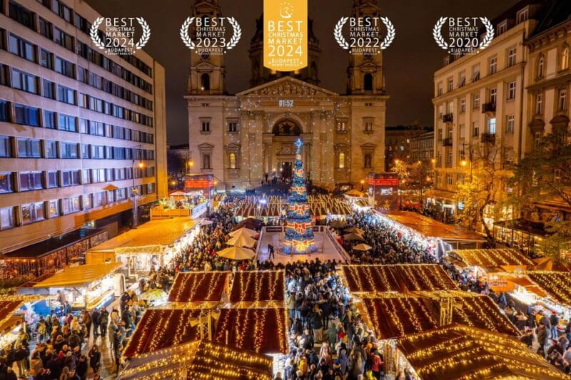 Christmas in Budapest: St. Stephen Basilica & Downtown - A Festive Stroll Through Budapest’s Christmas Highlights
