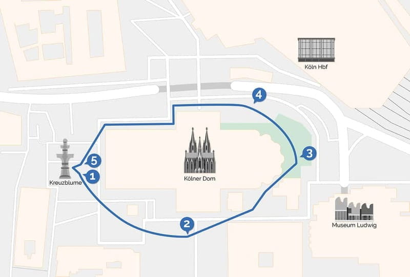 Cologne Cathedral Walking Tour around the cathedral with VR - Discover the Magic of Cologne Cathedral with a VR-Enhanced Walking Tour