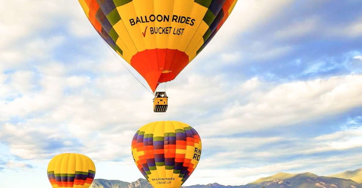 Colorado Springs: Sunrise Hot Air Balloon Flight - Restrictions