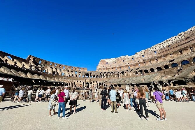 Colosseum, Forum, Palatine Hill with Arena Access and Audio Guide - Key Points