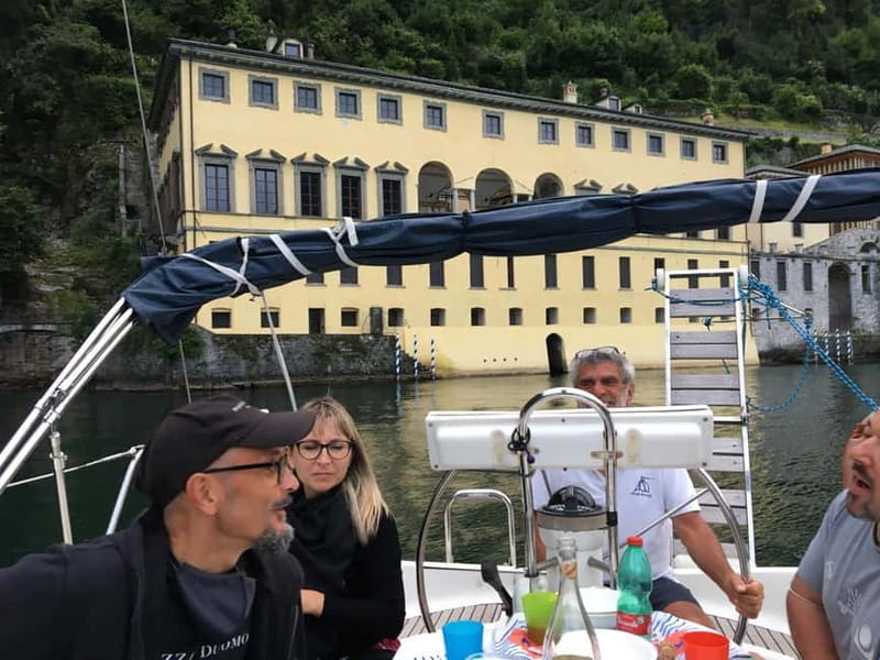 Como: quiet lake tour on a comfortable sailing boat - The Option to Swim and Savor the Sun