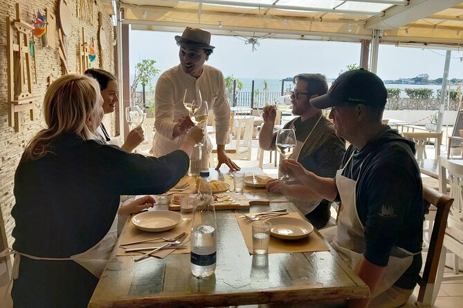 Cooking Class With Seaview & Taorminas Market With Chef Mimmo - Tasting of Sicilian Specialties