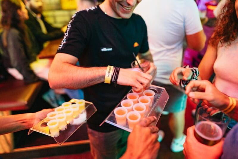 Copenhagen: Guided Party Pub Crawl with 4 Shots and 1 Drink - The Social Side and Group Dynamics