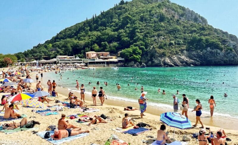 Corfu: Bus Trip & Swim to Paleokastritsa & Olive Oil Museum - Visiting the charming villages of Lakones and Makrades