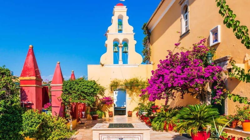 Corfu: Private Paleokastritsa, Kanoni and Town Van Tour - Kanoni and Vlacherna: Iconic Views and Spiritual Quiet