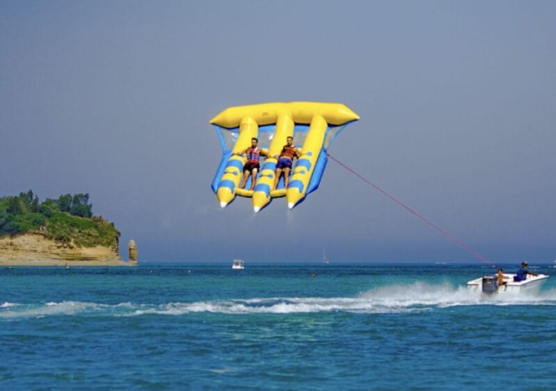 Corfu: Sidari Watersports Fly Fish tubing ride - The Itinerary Breakdown
