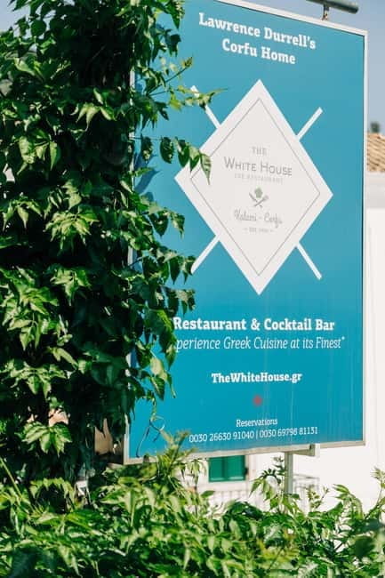 Corfu: The Durrells' White House Dining Experience - Price and Practicalities