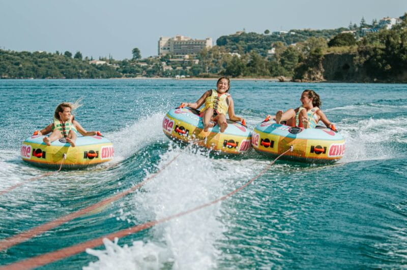 Corfu: Watersports - Inflatable Rides near Corfu Town - The Experience in Detail: What You Can Expect