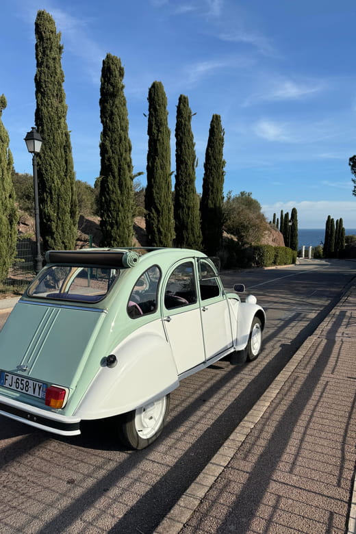 Corniche d'or 2CV Tour with Wine Tasting - Scenic Drive Along the Corniche dOr
