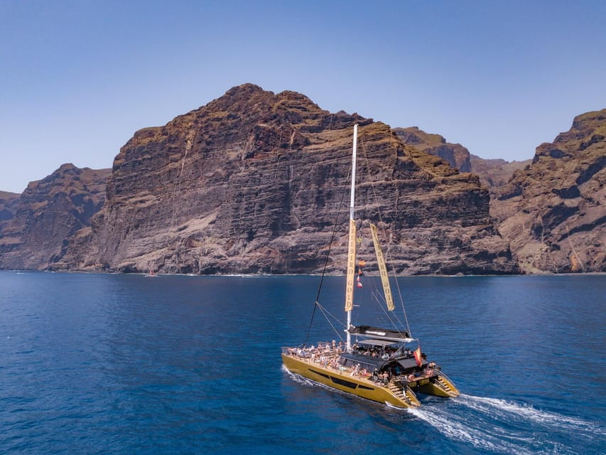 Costa Adeje: Masca and Los Gigantes Whale Watching Cruise - Onboard Amenities and Facilities