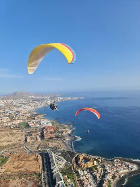 Costa Adeje, Paragliding with pick up service and 5 free photos! - Key Points / Takeaways