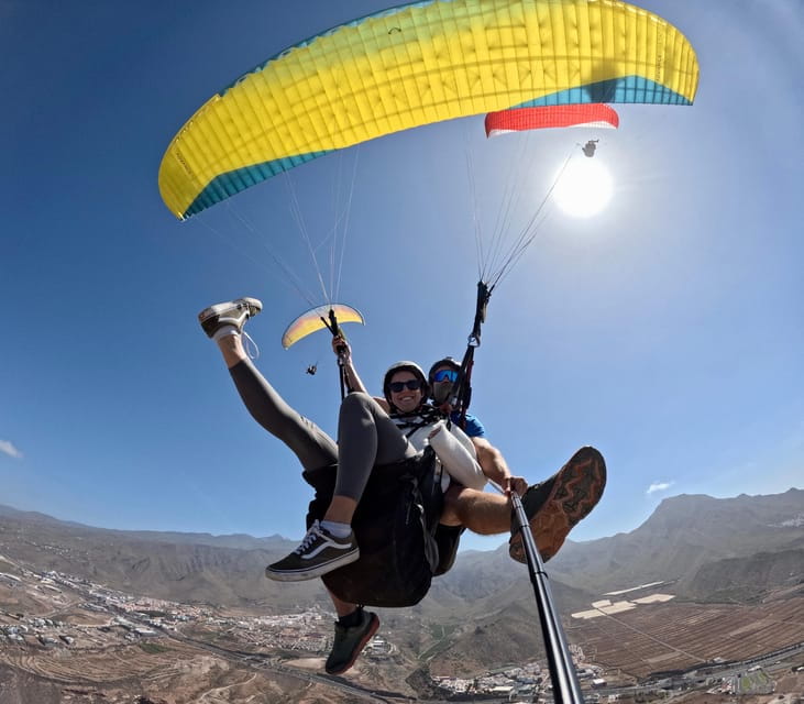 Costa Adeje: Tandem Paragliding Experience with Hotel Pickup - The Experience at a Glance