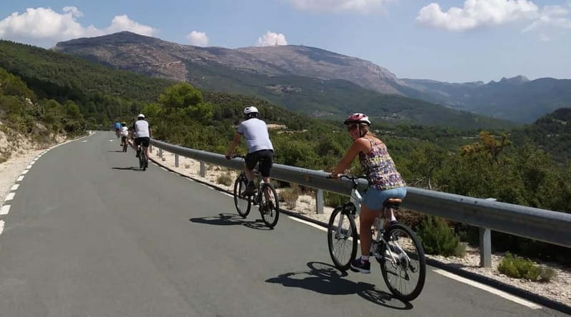 Costa Blanca: Downhill Bike Ride with Minivan Transfer - Entering the Mountain: The Starting Point