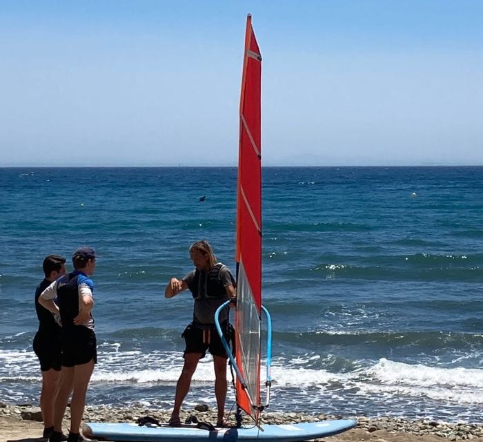 Costa Del Sol: Dynamic Windsurfing Class for Beginners - Booking Information