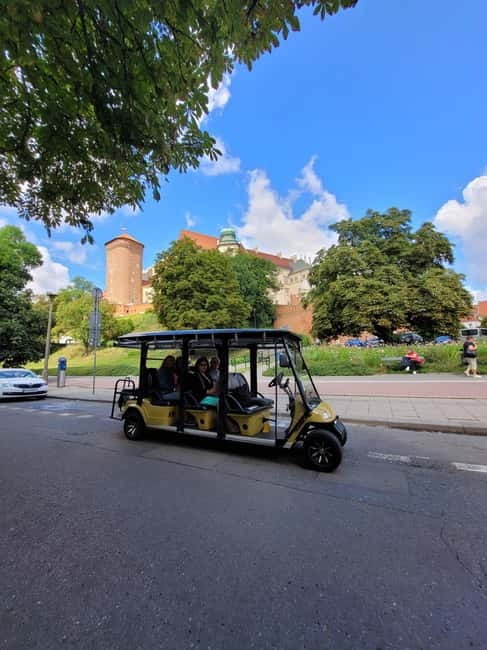 Cracow sightseeing tour by electric golf cart - Exploring Krakow on a Modern Electric Golf Cart