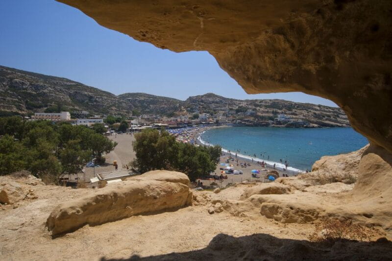 Crete: Matala Beach and Hippie caves, Red beach - Key points / Takeaways