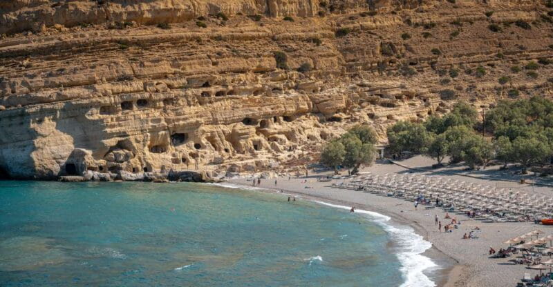 Crete: Matala Hippie Caves - The Caves and the Village: What You Will Experience