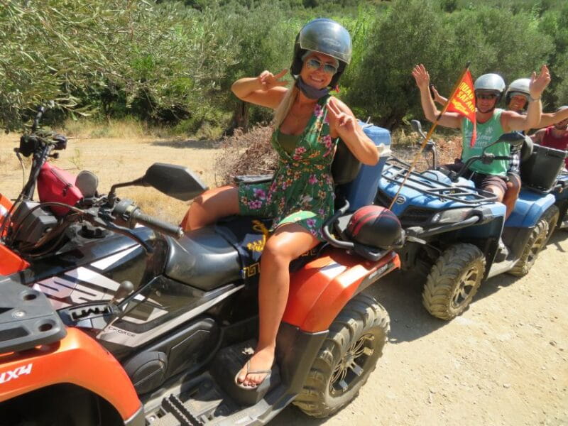 Crete: Quad Safari with Monastery, Malia Palace and Lunch - Relaxing on the Beach and Final Return