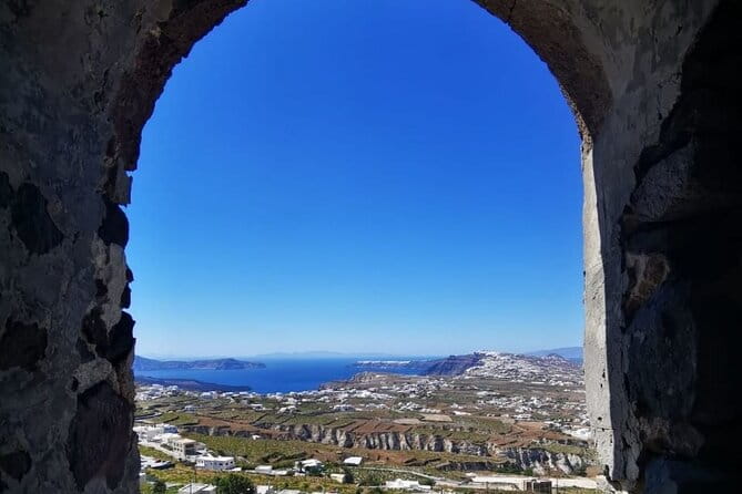 Crete to Santorini 6 Hour Private Tour - Reaching the Highest Point: Profitis Ilias Monastery and Panoramas