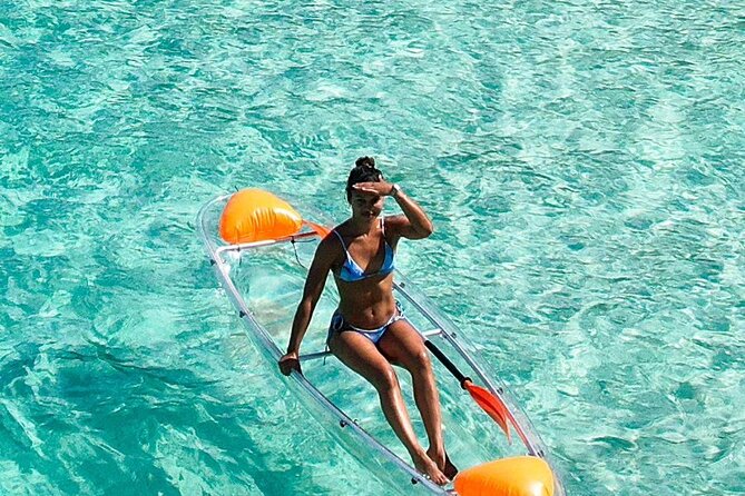 Crystal Clear Kayak Drone Photography Antigua - Key Points