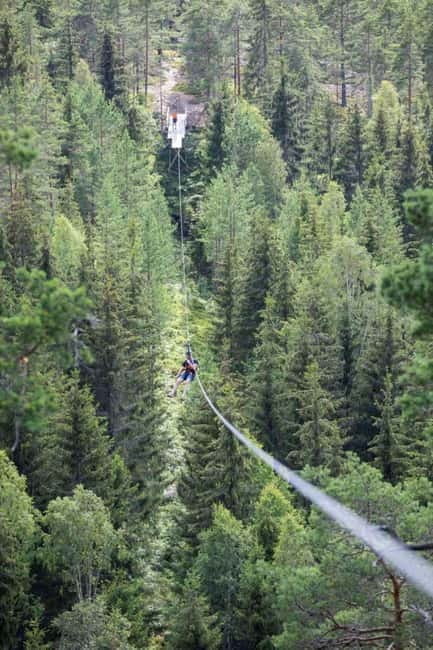 Dals Långed: Zipline Adventure at Steneby Gård - The Experience in Detail: Soaring Over Forests at Steneby Gård