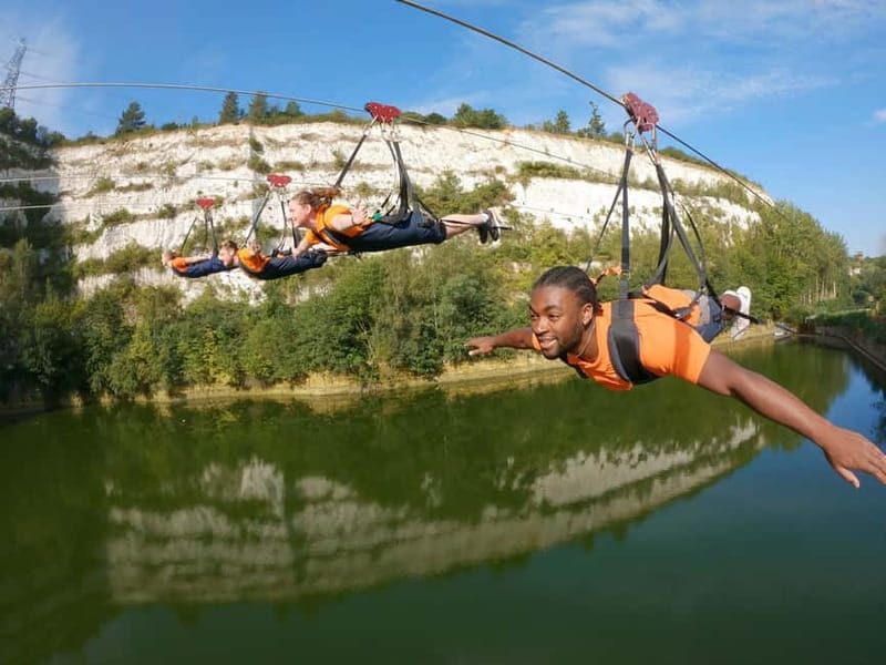Dartford: Thrill & Chill Package- Ziplining & Lakeside Sauna - Key points / Takeaways